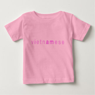 POUR BÉBÉ VIETNAMIEN ROSE INFANTILE DE T-SHIRT