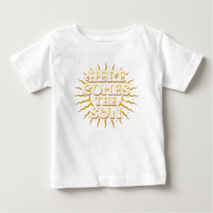 Pour Bébé Voici Le Sun Baby Top T-shirt / Blanc