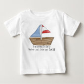 Pour Bébé Voile comme t-shirt papa (Devant)