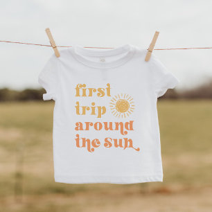 Pour Bébé Voyage autour du T-shirt Soleil