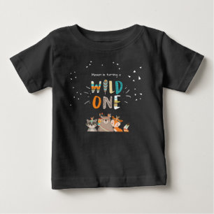 Pour Bébé Wild One Premier anniversaire T-shirt Tribal woodl