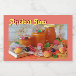 Pour Bocaux Apricot Jam Jar Étiquette