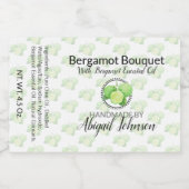 Pour Bocaux artisanal | Savon de Bergamot maison | Étiquette d (Étiquettes simples)