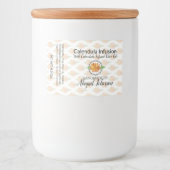 Pour Bocaux artisanal | Savon de Calendula maison | Étiquette  (Devant)