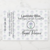 Pour Bocaux artisanal | Savon de lavande maison | Étiquette d' (Étiquettes simples)