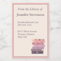 Bookplate Étiquette