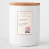 Pour Bocaux Bookplate Étiquette (Devant)