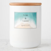 Pour Bocaux bouteille de bière de mariage de plage étiquette (Devant)