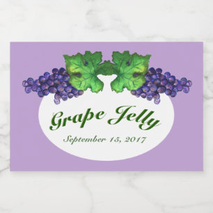 Pour Bocaux Cabernet Graphe Jelly et Étiquette de confiture Lu