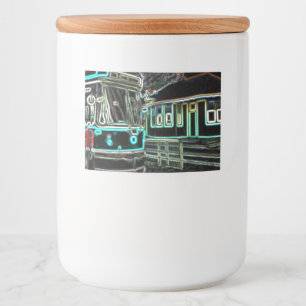 Pour Bocaux CLRV Neon à l'ensemble Étiquette de contenants ali