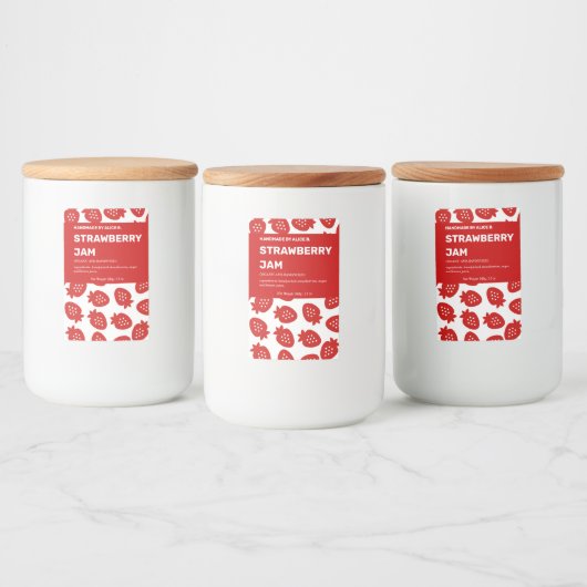 Pour Bocaux Conception de l'emballage Étiquette Jam Jar (Bouteilles)