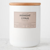 Pour Bocaux Conception Étiquette de produit de bougie (Devant)