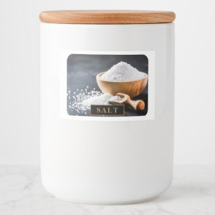 Pour Bocaux Concevez votre rêve - Étiquette de conteneur SALT