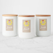 Pour Bocaux Couronne limoncello de Noël, étiquette (Bouteilles)