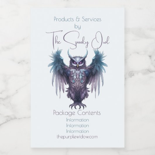 Pour Bocaux Créez votre propre Étiquette appothécaire de hibou (Étiquettes simples)