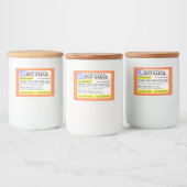 Pour Bocaux Drôle d'ordonnance Étiquette alimentaire (Bouteilles)