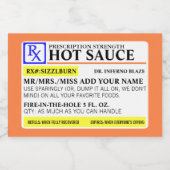 Pour Bocaux Drôle d'ordonnance Étiquette alimentaire (Étiquettes simples)