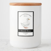 Pour Bocaux Duck Jerky Étiquette (Devant)