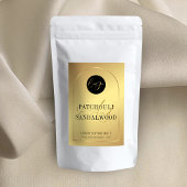 Pour Bocaux Élégant logo or Soy Wax Melts Étiquette étanche