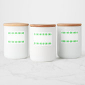 Pour Bocaux Élément Art déco dans le étiquette alimentaire ver (Bouteilles)