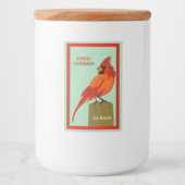 Pour Bocaux Étiquette alimentaire du cardinal rouge Canning (Devant)