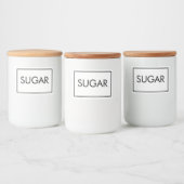 Pour Bocaux Étiquette alimentaire minimaliste (Bouteilles)