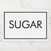 Pour Bocaux Étiquette alimentaire minimaliste (Étiquettes simples)