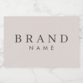 Pour Bocaux Étiquette Alimentaire Personnalisée Moderne Profes (Étiquettes simples)