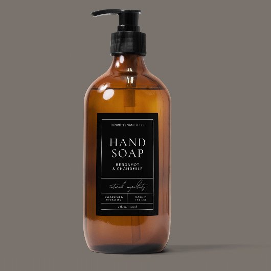 Pour Bocaux Étiquette Apothecaire moderne Soap Corps étanche