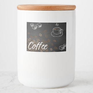 Pour Bocaux Étiquette café couleur