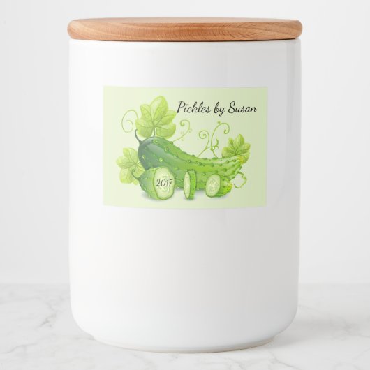Pour Bocaux Étiquette Canning Pickle (Devant)