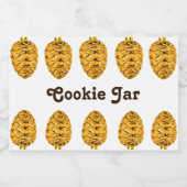 Pour Bocaux Étiquette Cookie Jar (Étiquettes simples)