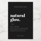 Pour Bocaux Étiquette de bouteille cosmétique moderne (Étiquettes simples)