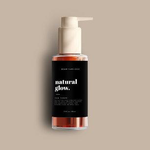 Pour Bocaux Étiquette de bouteille cosmétique moderne