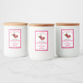 Pour Bocaux Étiquette de bouteille de liqueur de framboise mai (Bouteilles)