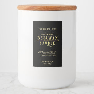 Pour Bocaux Étiquette de cire d'abeilles de la ferme