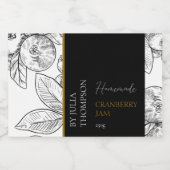 Pour Bocaux Étiquette de confiture de canneberge maison modern (Étiquettes simples)