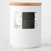 Pour Bocaux Étiquette de confiture de mangue maison moderne (Devant)