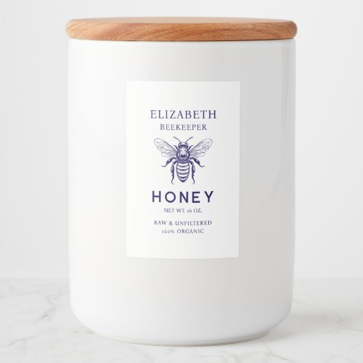 Pour Bocaux Étiquette de conservation personnalisée couleur mi (Devant)