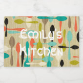 Pour Bocaux Étiquette de conteneur alimentaire personnalisé (Étiquettes simples)