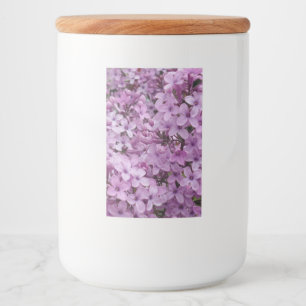 Pour Bocaux Étiquette de conteneur d'alimentation de fleurs ro