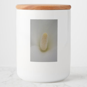 Pour Bocaux Étiquette de conteneur de fleur de Magnolia