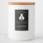 Pour Bocaux Étiquette de cuisine sur mesure fait maison (Devant)