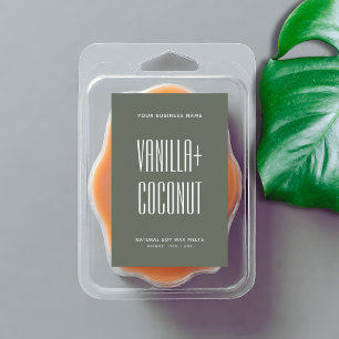 Pour Bocaux Étiquette de fondre de cire de soja vert sauge min
