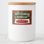 Pour Bocaux Étiquette de la boîte de Noël (Devant)