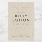Pour Bocaux Étiquette de Lait Corporel (Étiquettes simples)