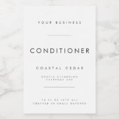 Pour Bocaux Étiquette de marque de commerce de revitalisant (Étiquettes simples)