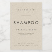 Pour Bocaux Étiquette de marque de shampoing simple (Étiquettes simples)