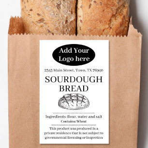 Pour Bocaux Étiquette de produit de boulangerie de campagne SD