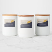 Pour Bocaux Étiquette de produit Sunset moderne (Bouteilles)